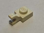 Lego 61252 płytka z uchwytem 1x1 biały - 2 sztuki !