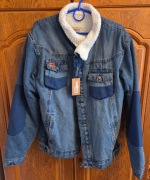KURTKA JEANSOWA OCIEPLANA DENIM, ROZMIAR M