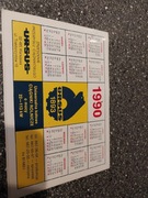 ZM URSUS KALENDARZ 1990 TRAKTOR 