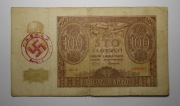 stary banknot 100 zł 1940 rzadki