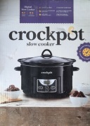 Crock-Pot Wolnowar, Czarny, 4,7 L