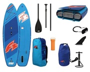 F2 deska pływania SUP dwukomorowa Allround 3x fin zestaw 320cm 150kg