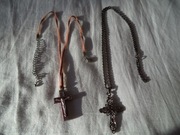 Krzyżyki wisiorki 2 sztuki do wyboru dewocjonalia