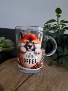 Szklanka kubek Handmade 400ml psa w filizance 