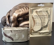 Zestaw sunew med+ kolagenowe płatki pod oczy i chusteczki do demakijażu