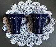 KubkI ceramiczna Echt Bürgeler ręcznie robione.