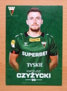 Oficjalna karta klubowa GKS Tychy 2022/23 Mateusz Czyżycki