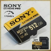 Karta pamięci microSD 512GB + Adapter SD | do smartfona i kamery
