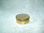 METALOWE, POZŁACANE PUDEŁECZKO NA BIŻUTERIĘ - MADE IN JAPAN