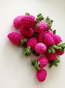 Warzywa i owoce na szydełku Amigurumi - maliny