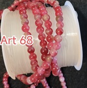 Bardzo piękny kamień Naturalny Koraliki arbuz Turmalin art.68.