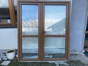 Drzwi zewnętrzne tarasowe dwuskrzydłowe.180x210cm