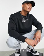 Nike 3D Swoosh graphic fleece sweatshirt bluza czarny Tu: M