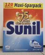 Proszek do prania uniwersalnego Sunil 120 prań z Niemiec