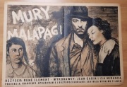 Mury Malapagi, Wojciech Fangor plakat filmowy 1952