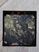 Pomorze 1996 - gmina Grzmiąca rzeka Parsęta - stare zdjęcie lotnicze KODAK