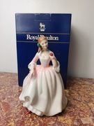 Angielska figurka dama porcelana Royal Doulton "TENDER MOMENT" wys 19,5 cm
