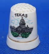 Naparstek Kolekcjonerski Porcelanowy Texas