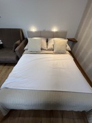 Pościel Biała poszwa na dużą kołdrę pościel z Poliiestru 180/200 cm