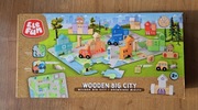 Klocki Drewniane Miasto - Wooden Big City od EleFun > 115 szt.