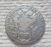 Austria Franciszek II Habsburg 20 krajcarów 1806 B Kremnica KM# 2141 Srebro