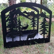 Stojak/kosz na drewno do kominka/ogniska