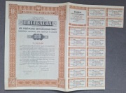 1936 Warszawa, 5% Państwowej pożyczki konwersyjnej, Obligacja 100zł/brąz