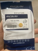 Eurolan CAT6 modul - Czarne