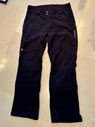 Spodnie narciarskie Peak Performance rozm. L/54, czarne, elastyczne.