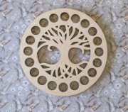 Baza dno koszyka spód koło 10cm makrama wzór 3kosz10