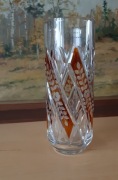Wazon kryształowy Huta Szkła Julia PRL