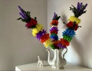 Palma wielkanocna z bibuły