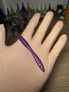 Pijawka 7,5cm fioletowa 8szt.