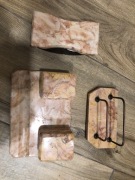 Zabytkowy kałamarz, bibularz, listownik, Art Deco