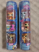 Lps Littlest Pet Shop seria 4 figurka figurki zwierzątka  tuba 6szt