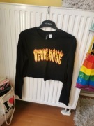 Crop top z długim rękawem ala Trasher