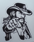 Naklejka wodoodporna Lemmy Kilmister Motorhead