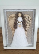 Anioł stróż  duża ramka. Pamiatka , prezent , urodziny.