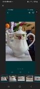 Dzbanek porcelanowy plus sosjerki 