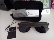 KINGSEVEN Okulary Przeciwsłoneczne Męskie Nowe UV400 Etui komplet drewniane