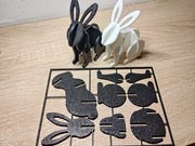 Zajączek Składany. Dekoracja Wielkanocna (Zrób To Sam) – Edukacyjny Prezent