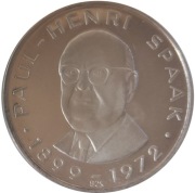 Srebrna moneta 5 talar Europy Paul-Henri Spaak 0,77 uncji Ag999 Czytaj opis
