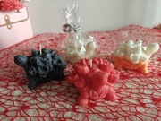 Świece sojowe , zapachowe w kształcie żółwia