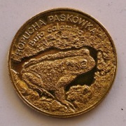 2 zł złote - 1998 - Ropucha paskówka