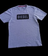 Diesel  t-shirt  oryginalna szara  koszulka rozmiar  XL