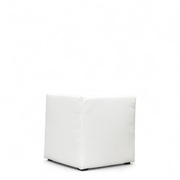 Pufa kostka biała HIT