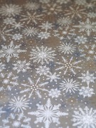 Papier do pakowania "Płatki śniegu", 76,2 cm x 1 m