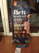 15kg karma sucha BRIT z kurczakiem Medium. Zabawka GRATIS!