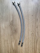 2 x Wężyk Przyłączeniowy do baterii M10x3/8, 35cm w oplocie