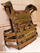 Kamizelka taktyczna ASG flektarn plate carier gfc tactical jump molle camo 